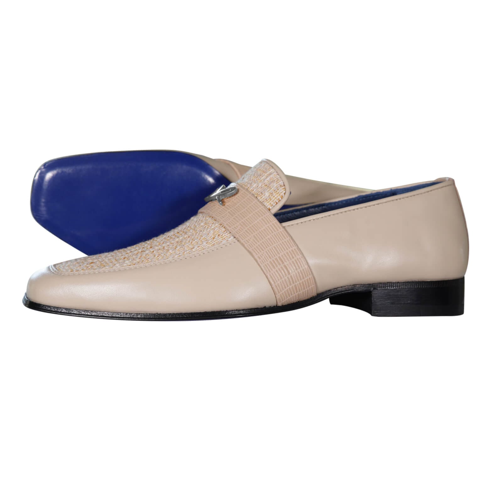 Golden Fieno With Silver Hardware Loafer 51 Golden Fieno With Silver Hardware Loafer 51