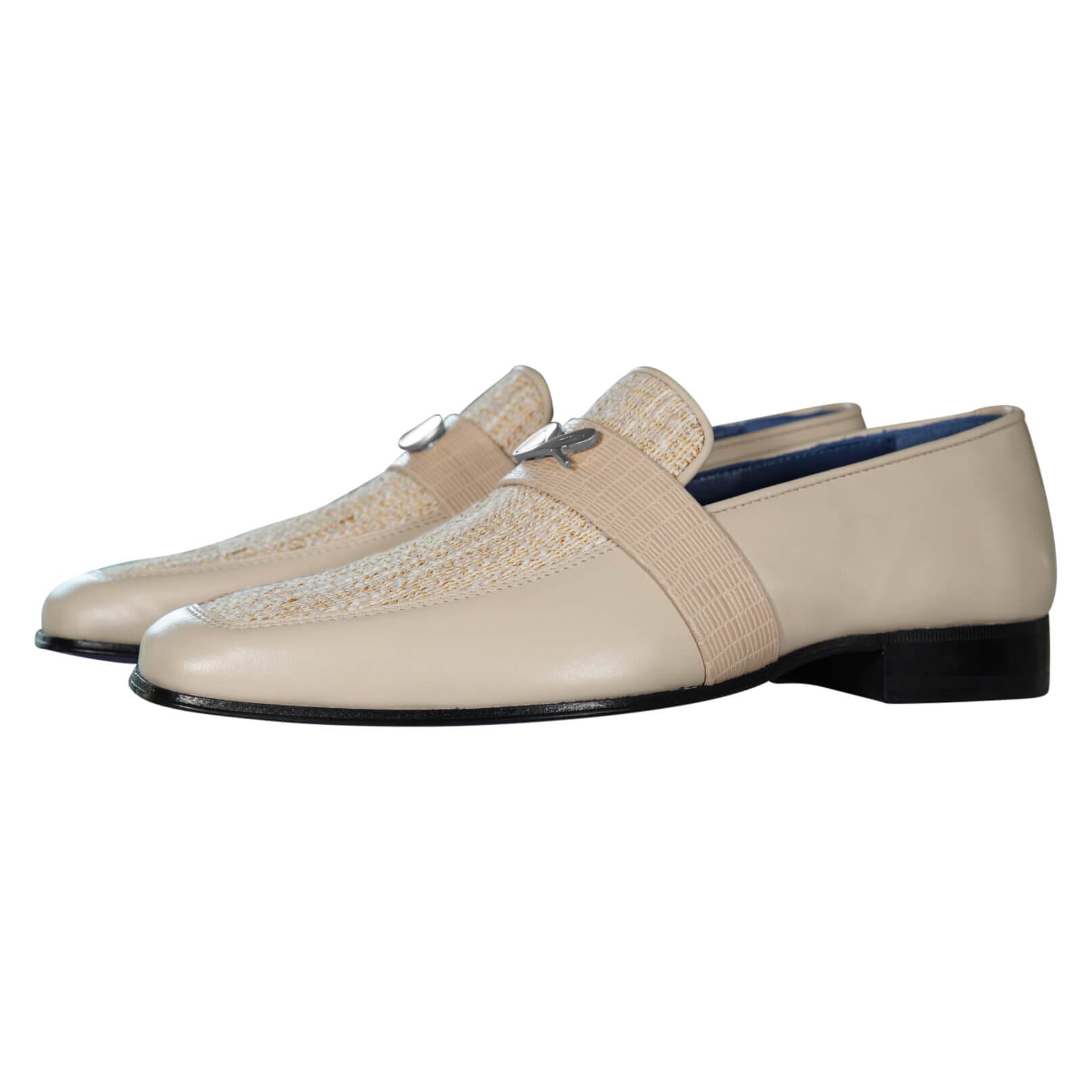 Golden Fieno With Silver Hardware Loafer