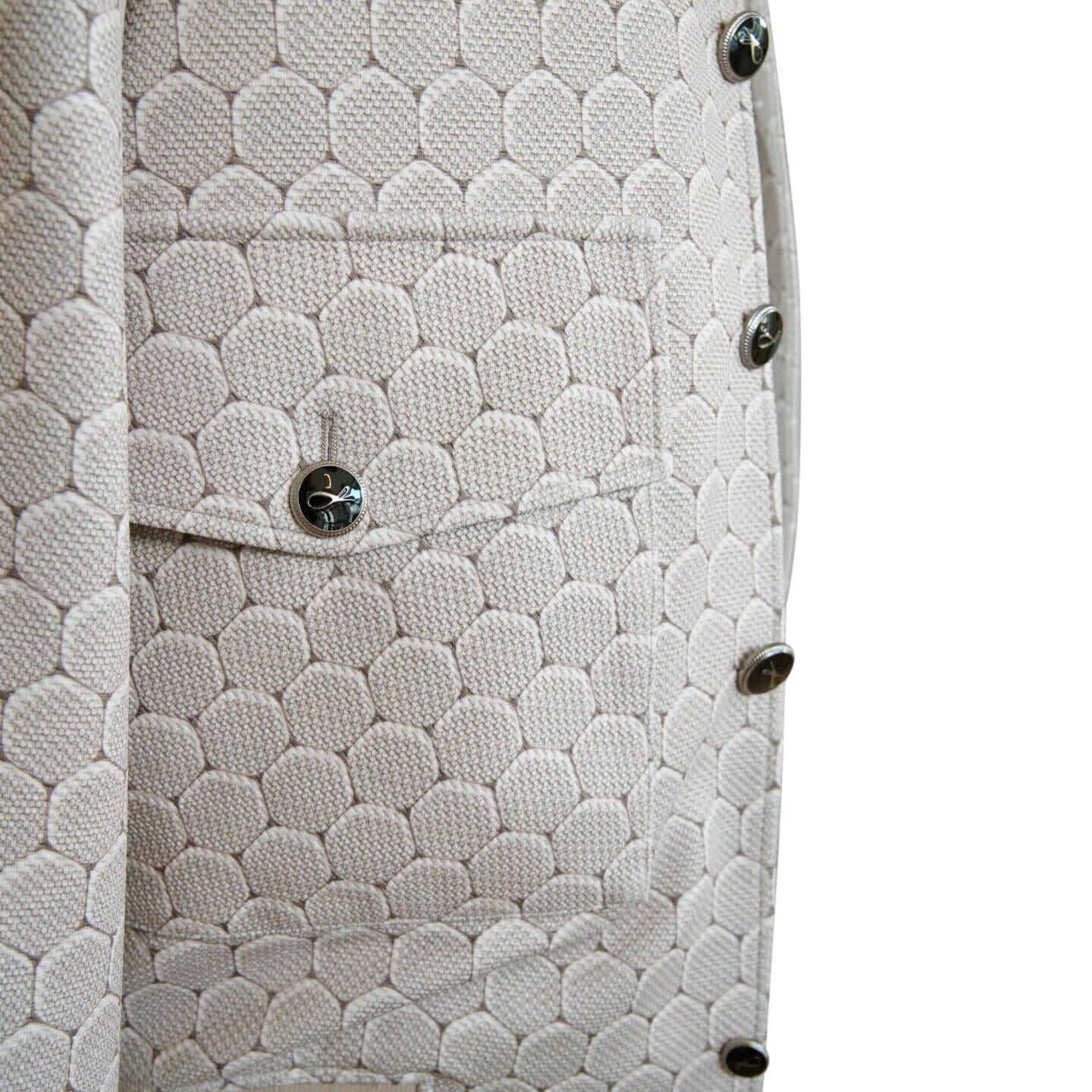 Taupe Honeycomb Luxury Performance Bomber Jacket