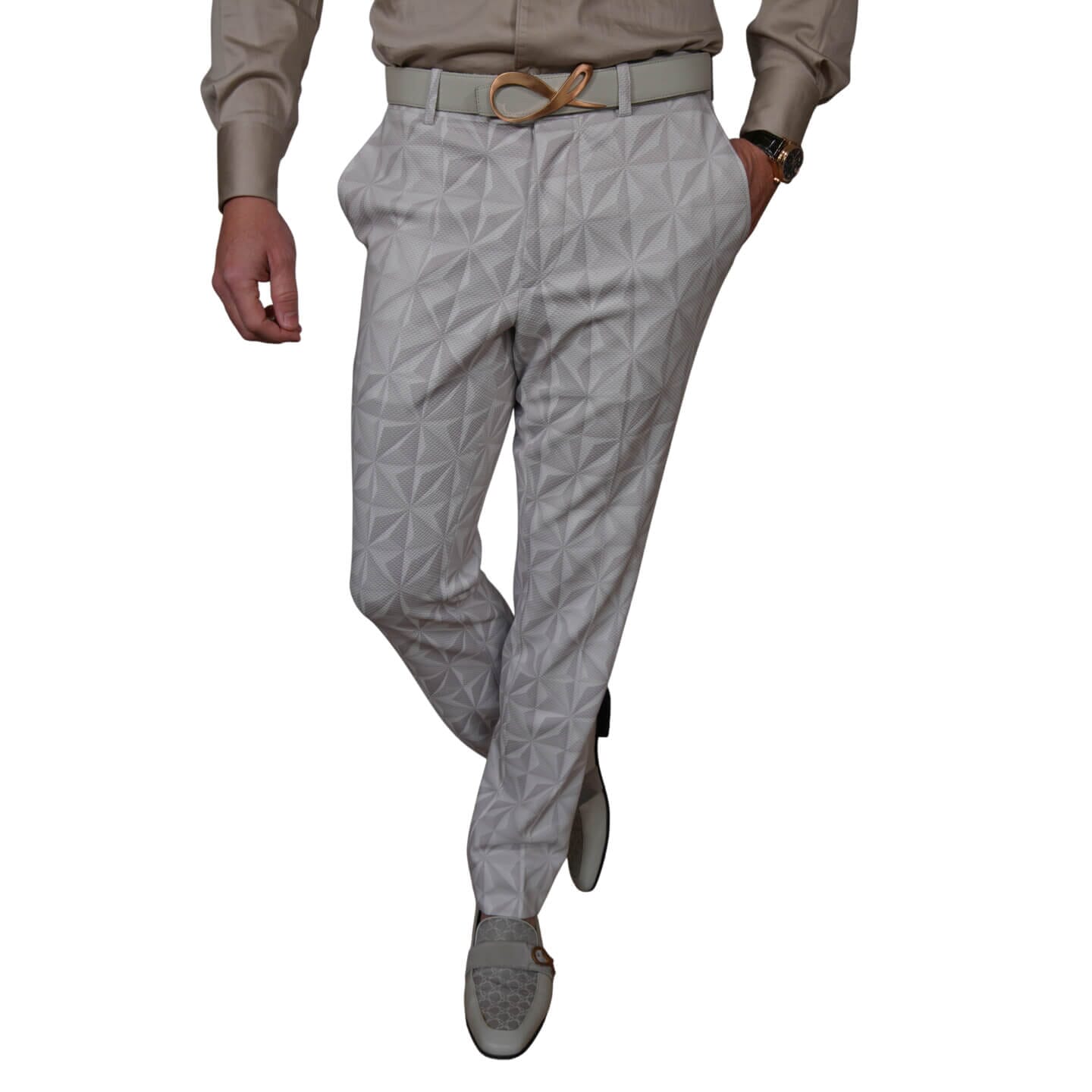 Glacier Origami Luxury Performance Trousers