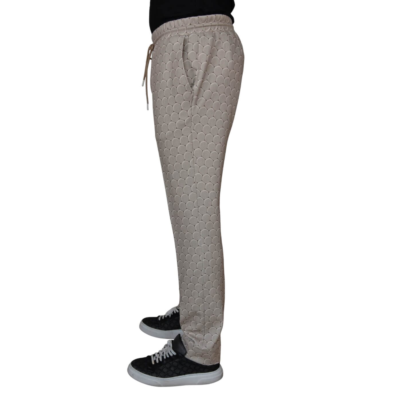 Taupe Honeycomb Luxury Performance Joggers