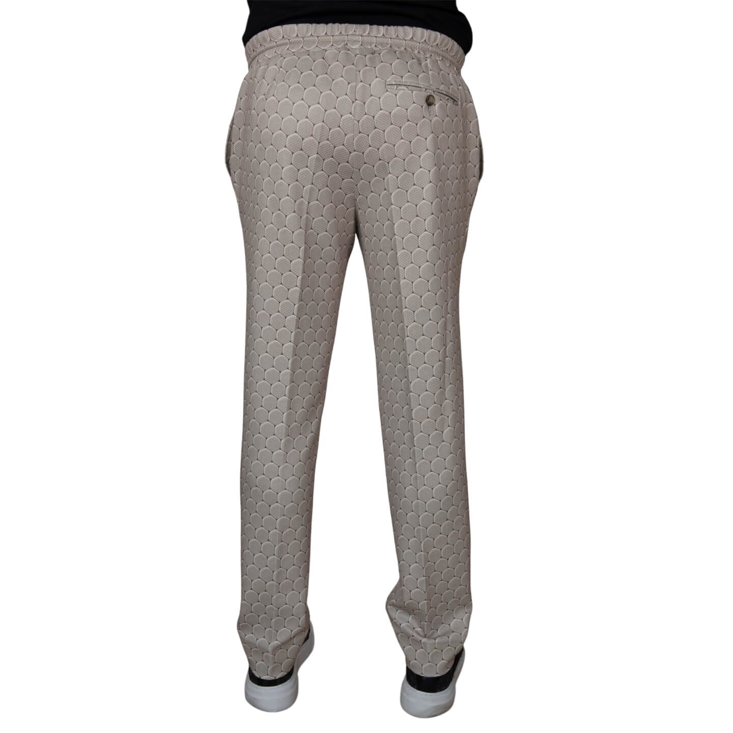 Taupe Honeycomb Luxury Performance Joggers
