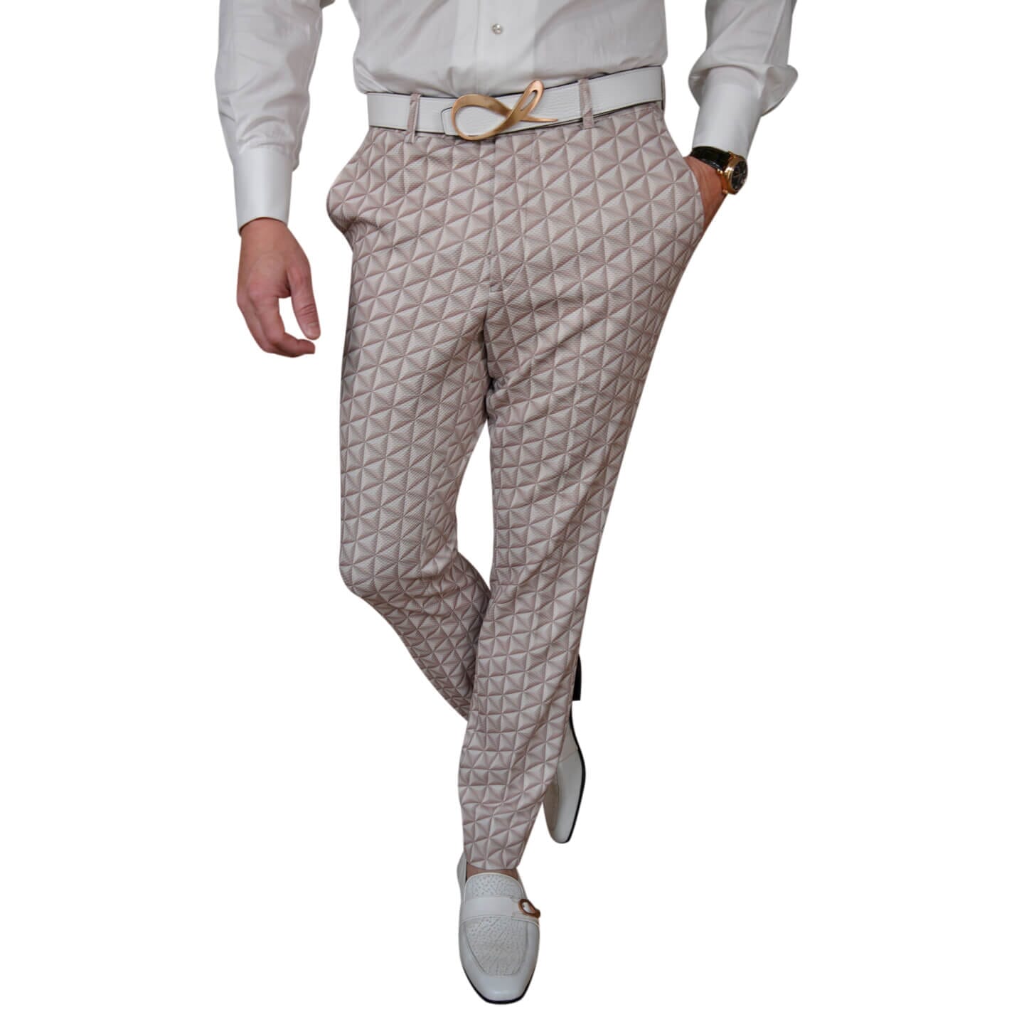 Toffee Prisma Luxury Performance Trousers