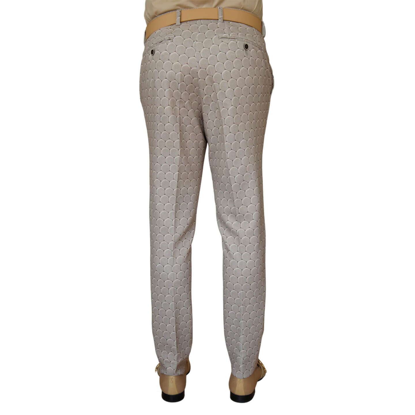 Taupe Honeycomb Luxury Performance Trousers