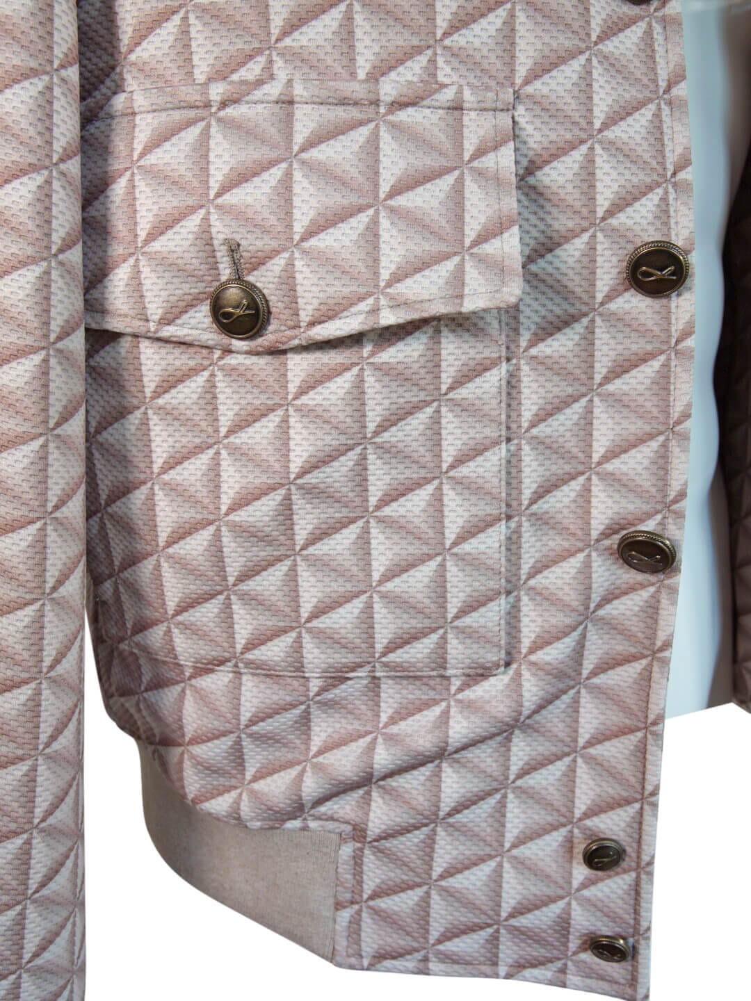 Toffee Prisma Luxury Performance Bomber Jacket