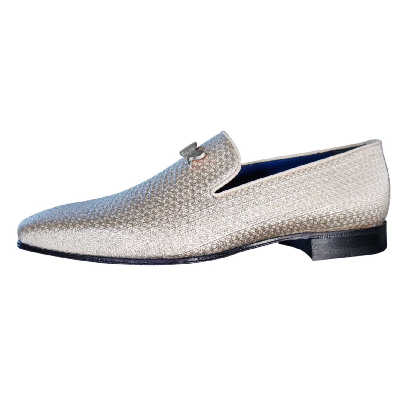 Gold Diamante With Silver Hardware Loafer