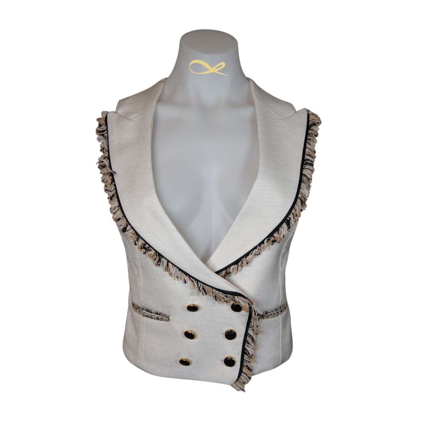 Latte D’Oro Double Breasted Waistcoat