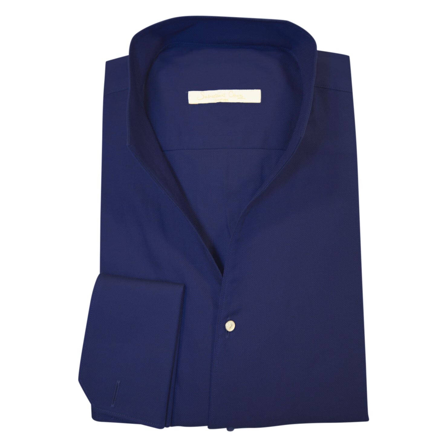 Blu Birdseye Solopezzo Dress Shirt