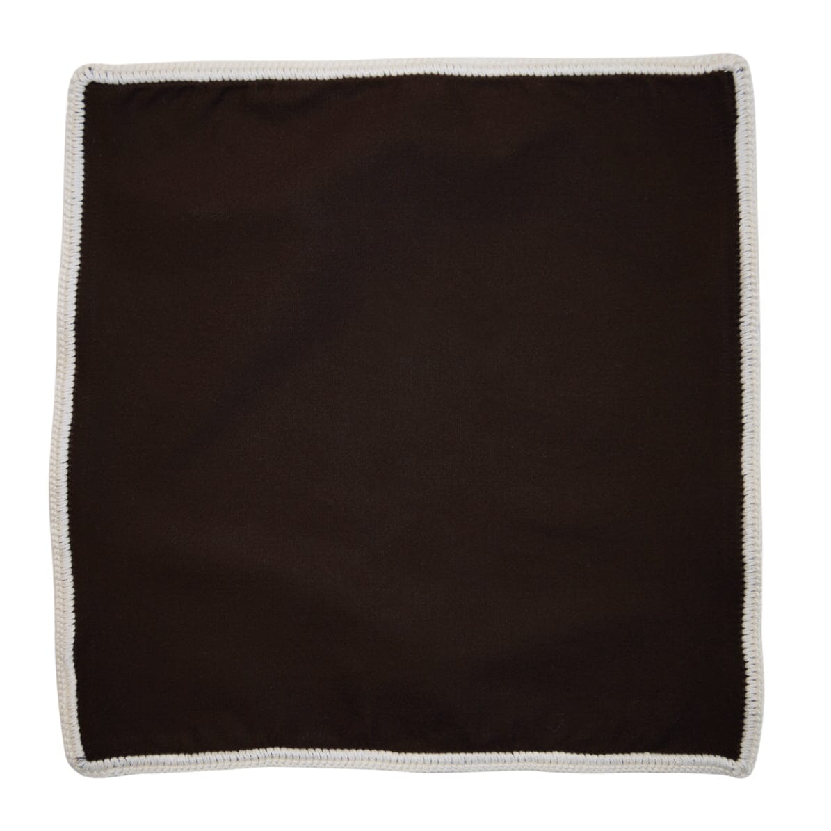 Chocolate Brown With White Signature Border