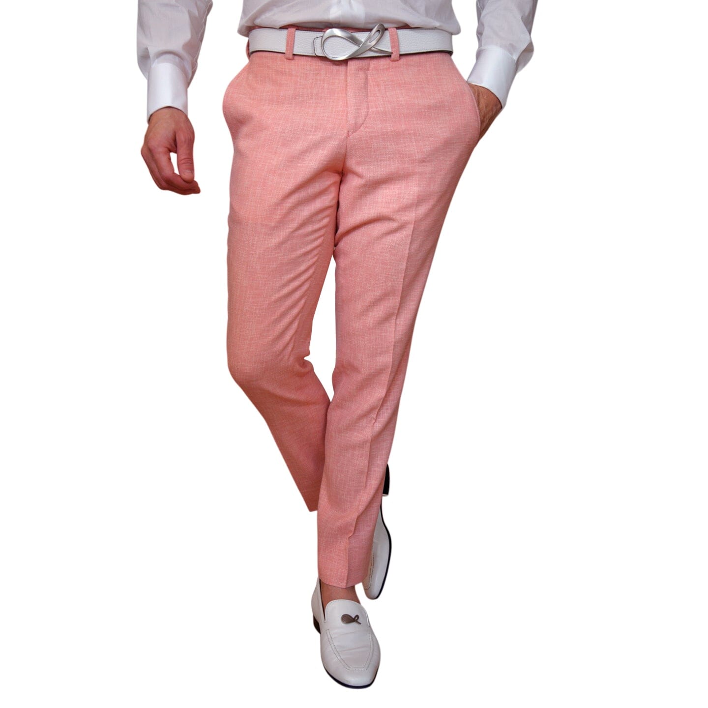 Dust Rosa Lino Tweed Trousers 30x30 Dust Rosa Lino Tweed Trousers 30x30