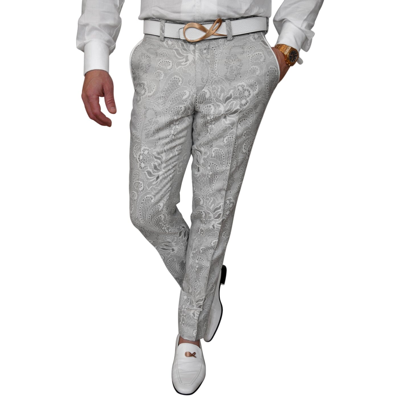 Grigio Damask Trousers