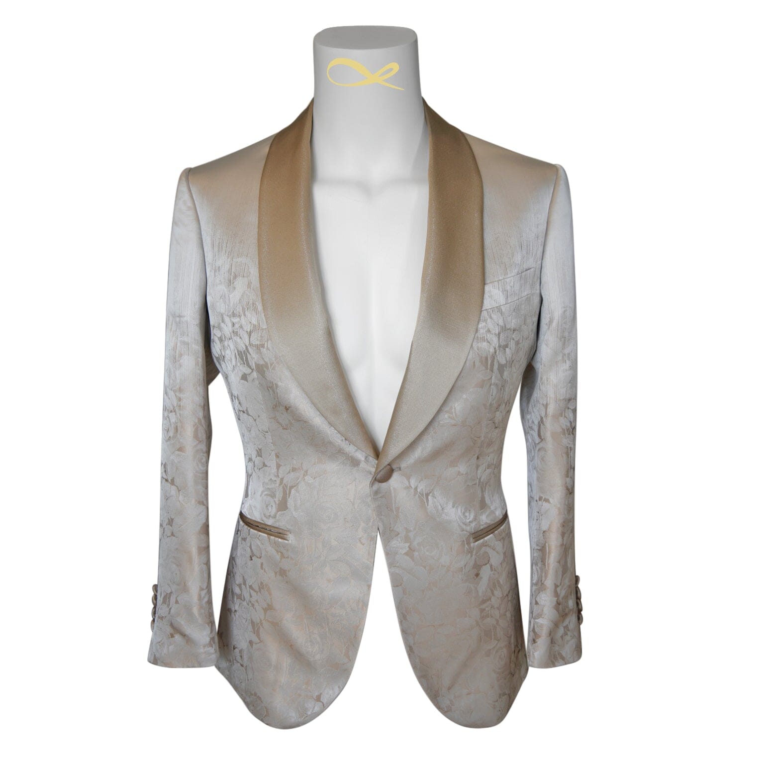 Champagne Sateen Ombre Dinner Jacket
