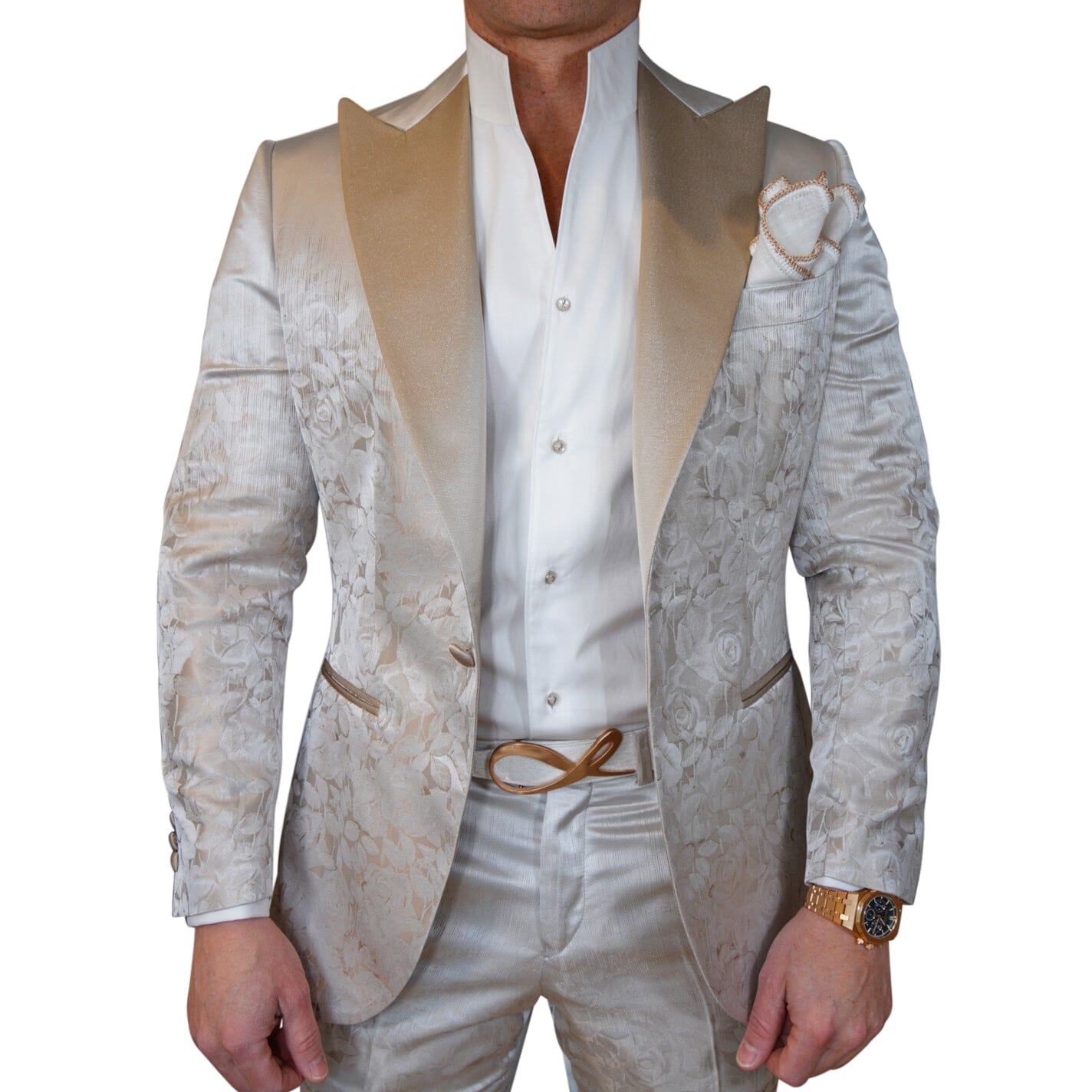 Champagne Sateen Ombre Jacket