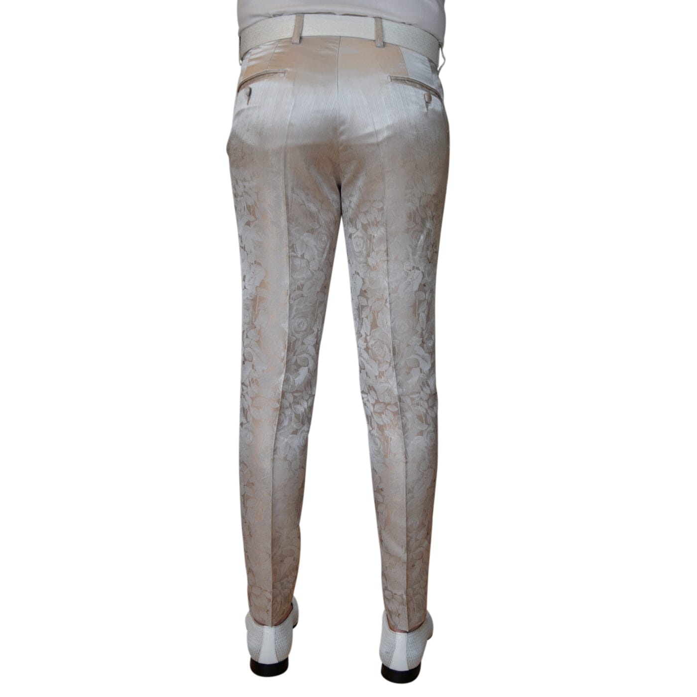 Champagne Sateen Ombre Trousers