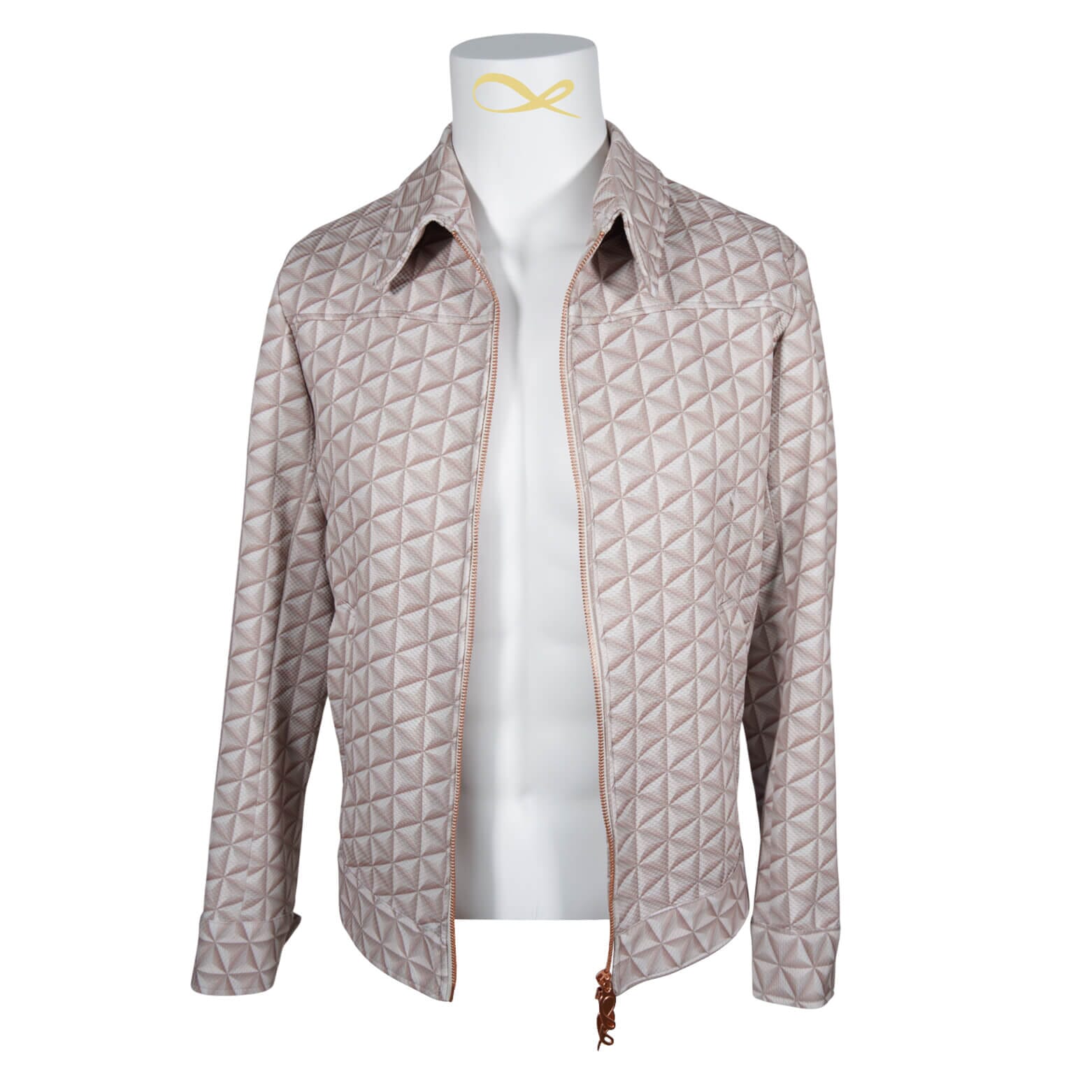 Toffee Prisma Luxury Two Way Performance Bomber Jacket