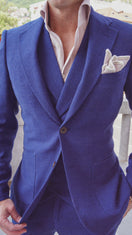 Lapis Blu Intreccio Gemelli Waistcoat