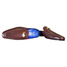 Cacao With Yellow Gold Hardware Leather Slipper
