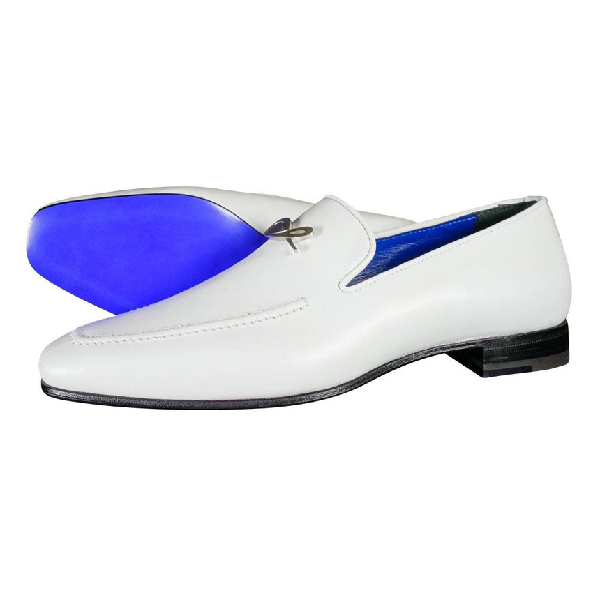 Bianco Hardware Leather Loafers
