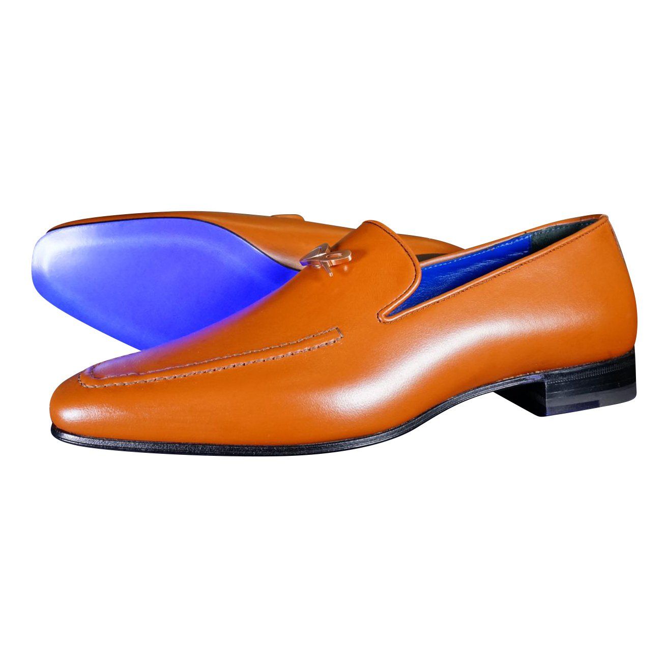 Caramello With Rose Gold Hardware Leather Loafers 49 Caramello With Rose Gold Hardware Leather Loafers 49