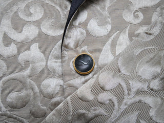 Nero Horn With Gold Tone Buttons For Dinner Jacket
