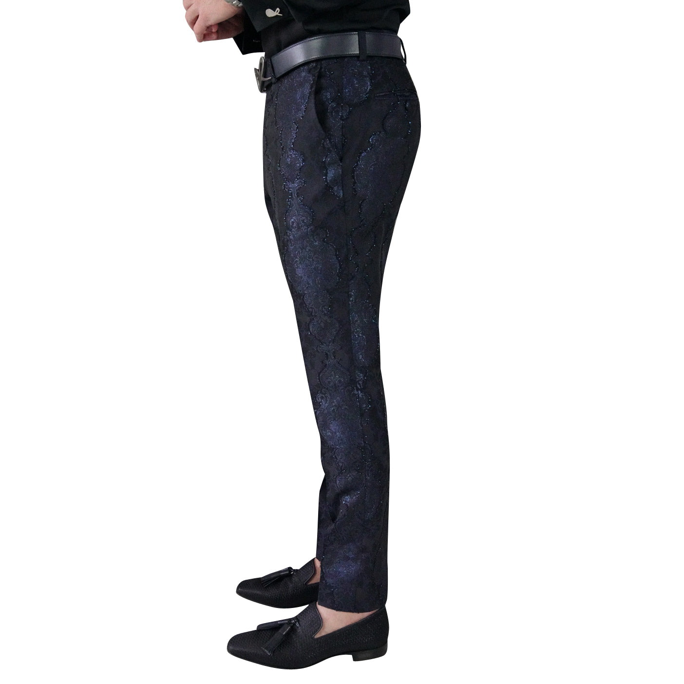 Navy Versaille Trousers