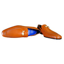 Caramello With Yellow Gold Hardware Leather Loafers