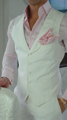 Vanilla Paisley Dinner Jacket