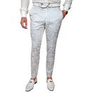 Blu Ghiaccio Paisley Trousers