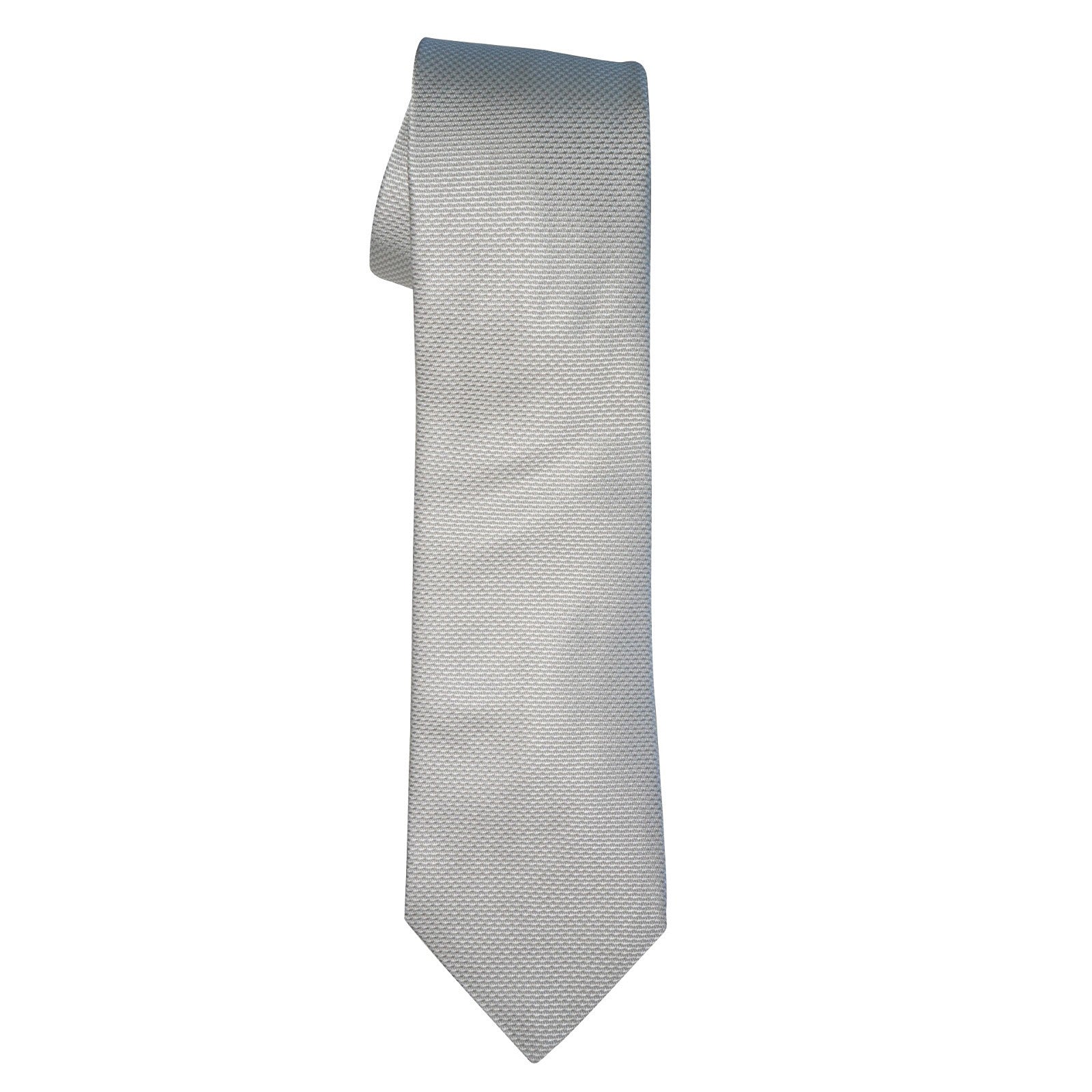 Silver Maglia Silk Luxury Necktie