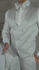 Silver Paisley Dinner Jacket