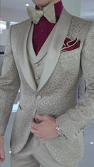 Champagne Oro Lucentezza Ciottoli Waistcoat