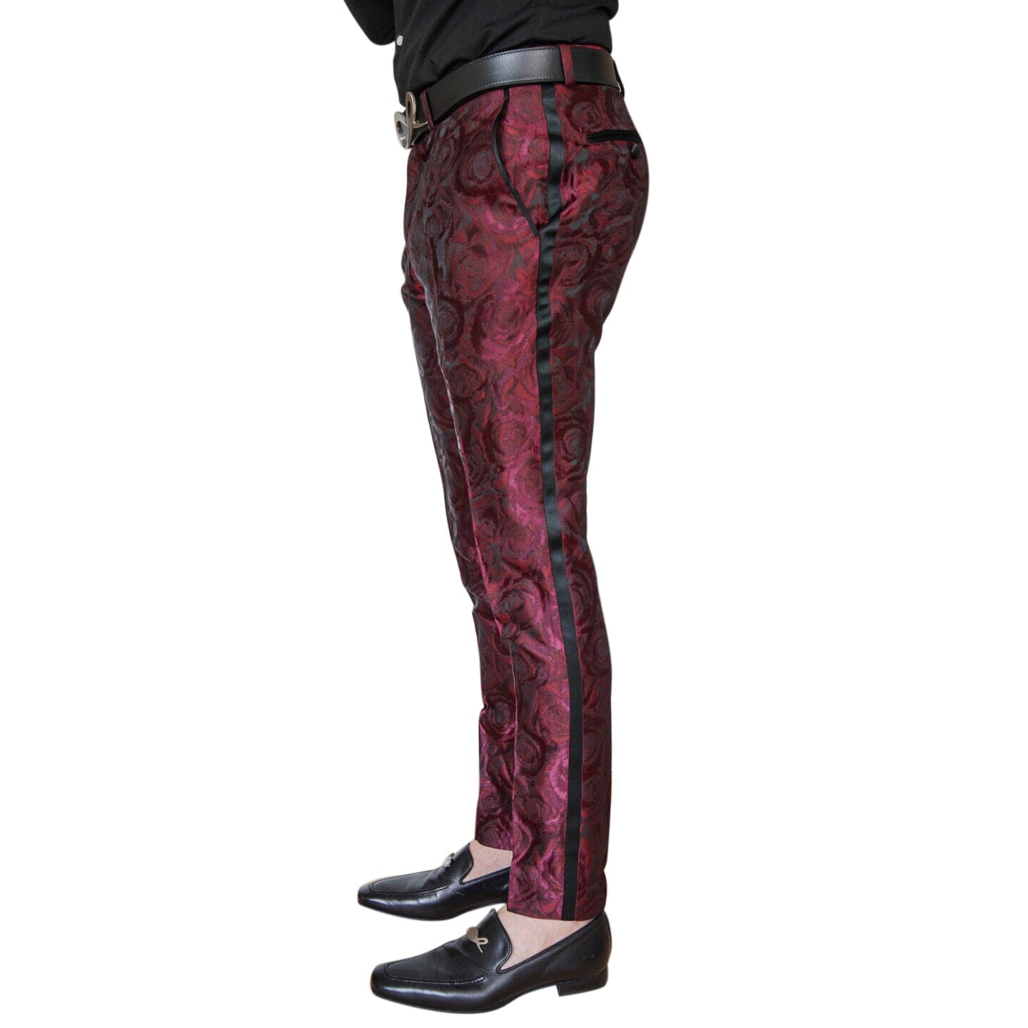 Garnet Rosa Tuxedo Trousers