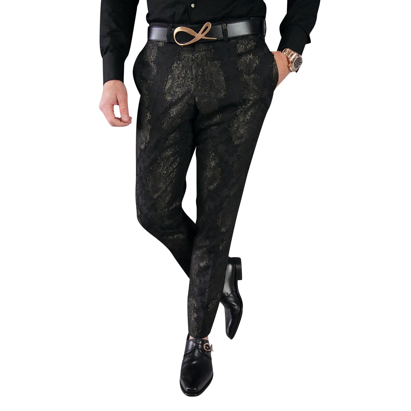 Black Oro Versaille Trousers