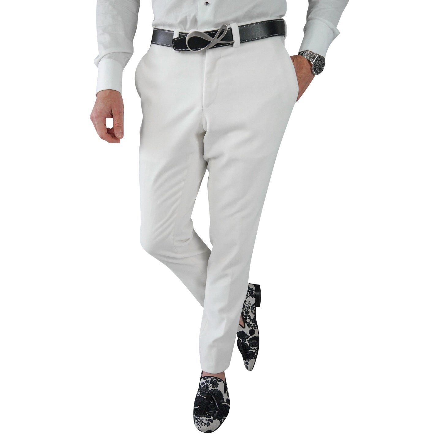 White Velvet Trousers 48x32 White Velvet Trousers 48x32