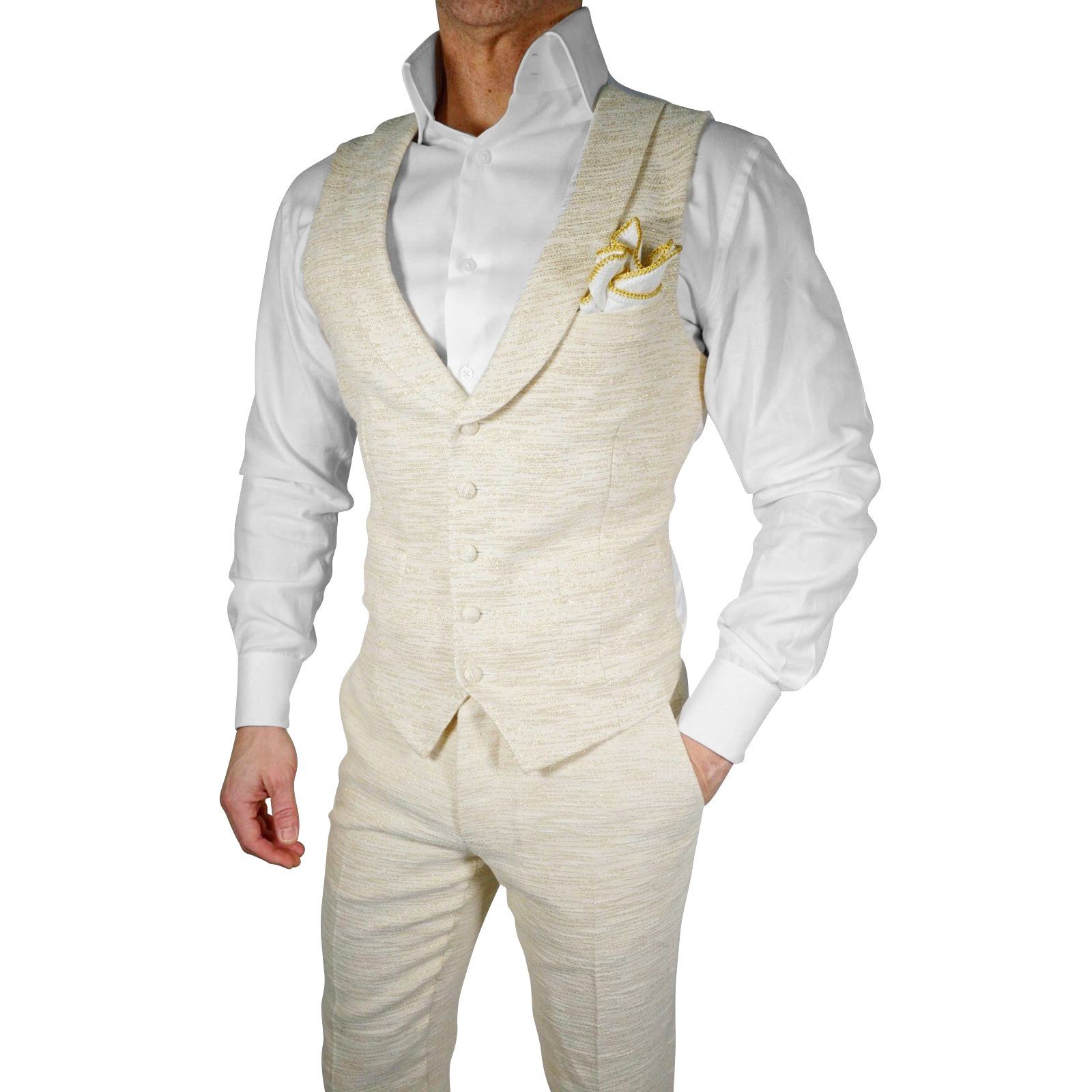 Electrum Tweed Ciottoli Waistcoat @ The Vault
