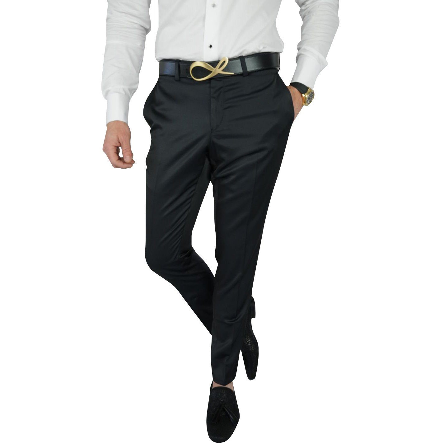 Black Evento Trousers