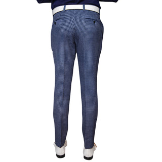 Powder Mica Blu Boucle Trousers