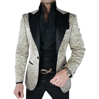 Vanilla Paisley Dinner Jacket