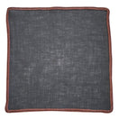 Black Raso with Brown Signature Border
