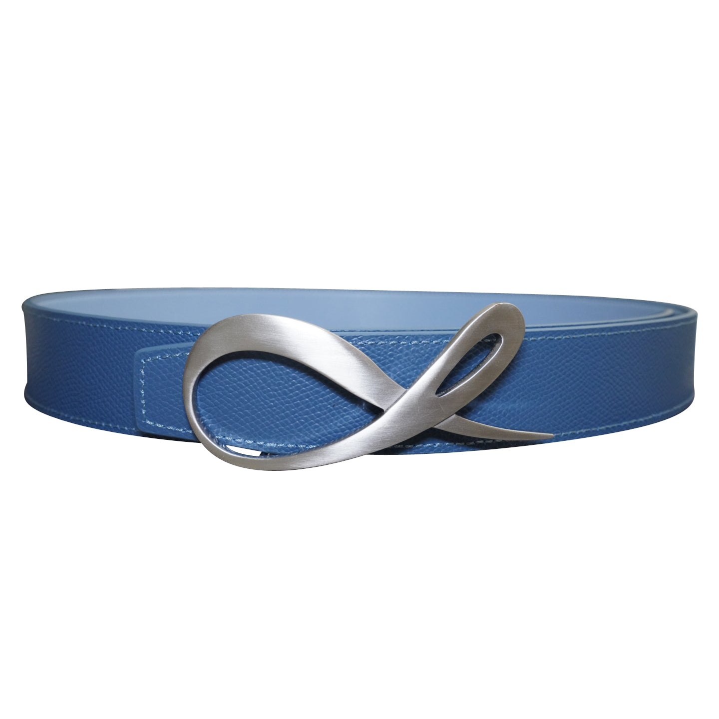 Aegean Blu Maya Silver Reversible Belt