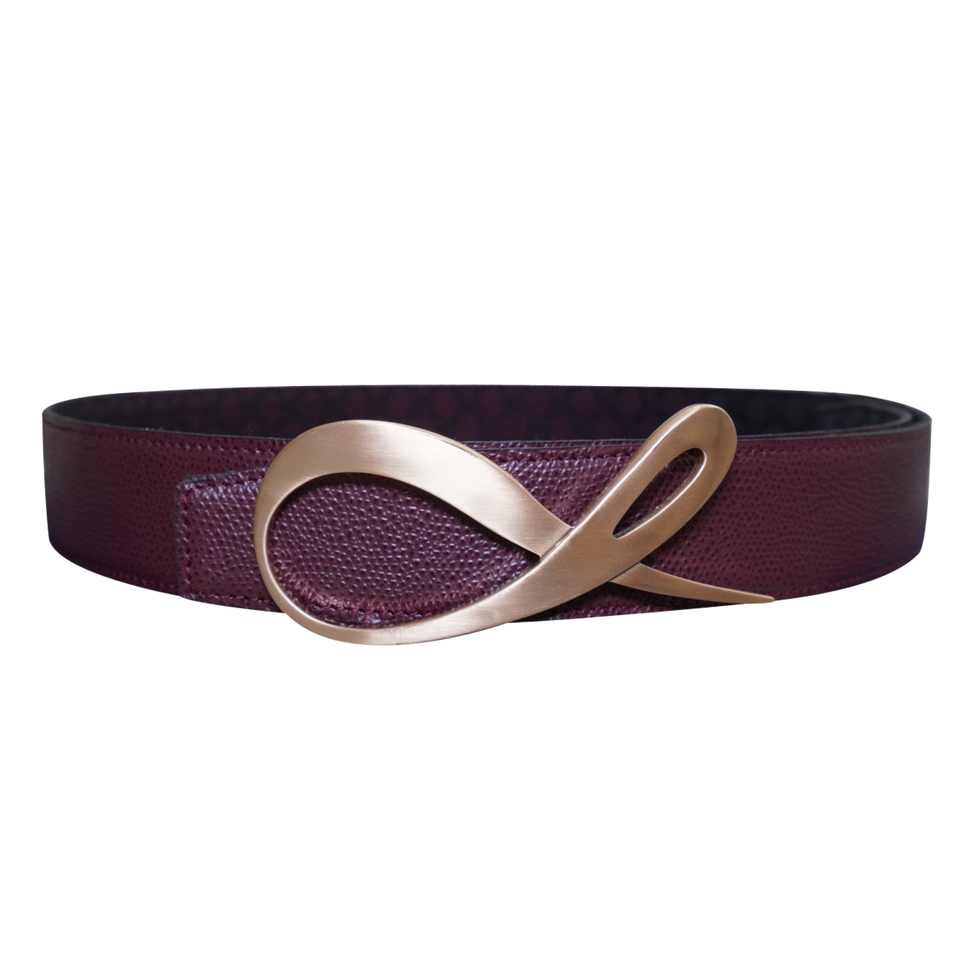 Vino Logo Rose Gold Reversible Belt