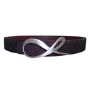 Vino Logo Silver Reversible Belt