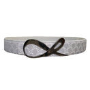Tortora Logo Black Enamel Reversible Belt
