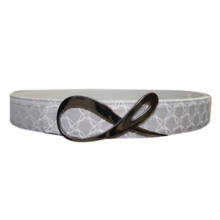 Tortora Logo Black Enamel Reversible Belt