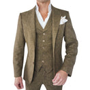 Walnut Lino Tweed Jacket