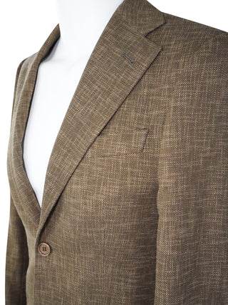 Walnut Lino Tweed Jacket