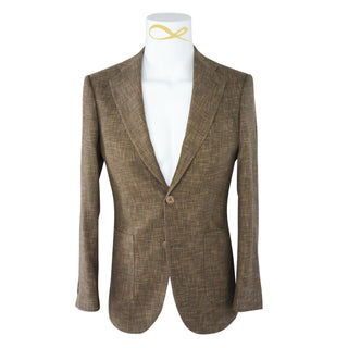 Walnut Lino Tweed Jacket