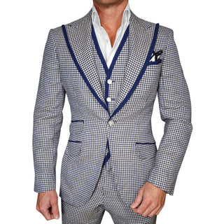 Iced Marina Blu Boucle Jacket