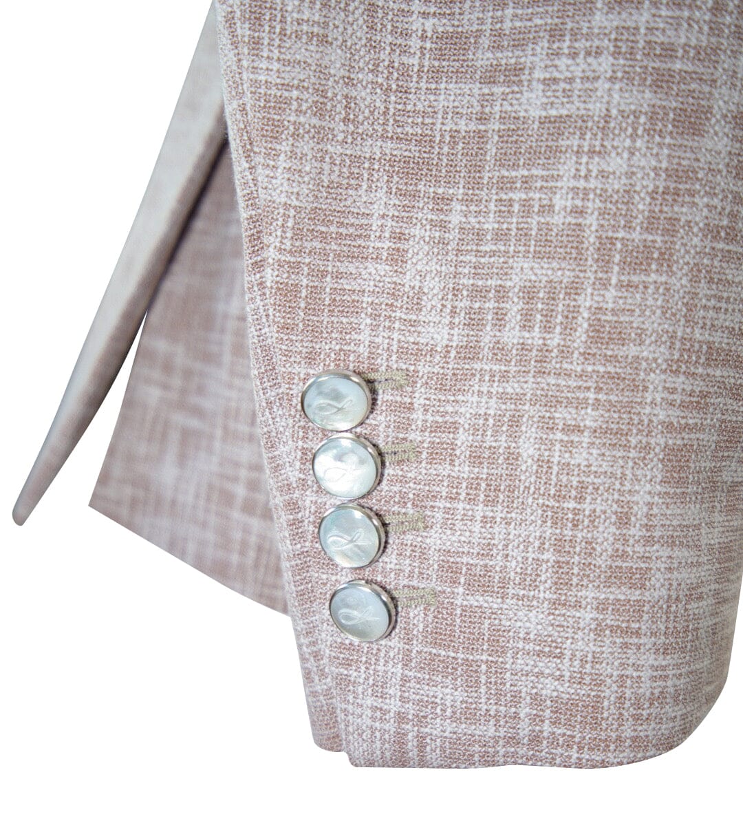 Nude Blush Lino Tweed Jacket