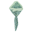 Floral Ceruleo with White Signature Border - Sebastian Cruz Couture